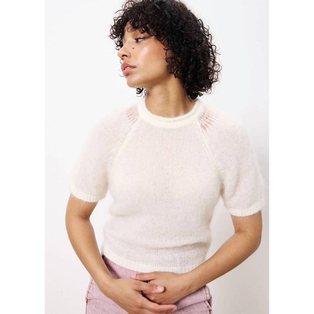 NEW FRNCH imani top in white